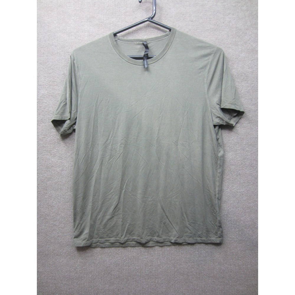 Lululemon Mens 5 Year Basic Tee Olive Green Pima Cotton XXL Short Sleeve T-Shirt